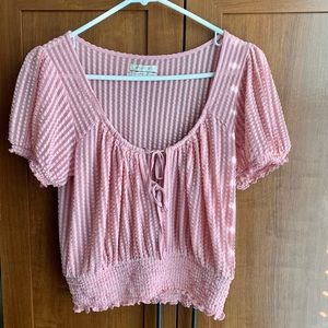 Urban Outfitters Pink Crop Top
